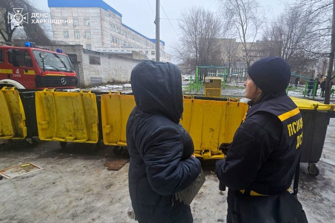 Пожежа у багатоповерхівці Харкова: двох людей врятовано, один чоловік загинув